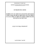 Luận văn Thạc sĩ Kinh tế: Nghiên cứu các nhân tố ảnh hưởng đến hành vi quản trị lợi nhuận trên báo cáo tài chính của các công ty niêm yết thuộc nhóm ngành xây dựng tại Việt Nam