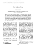 Báo cáo nghiên cứu khoa học: Đọc lại Quan Công