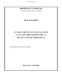 Luận văn thạc sĩ Nông nghiệp: Đánh giá hiệu quả của các loại hình sản xuất cà phê có chứng chỉ tại huyện Cư M'gar, tỉnh Đăk Lăk