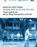 Đánh giá thực trạng hệ thống chăm sóc sức khỏe tâm thần thuộc quản lý của Bộ Lao Động Thương Binh và Xã Hội