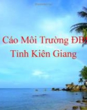 Bài thuyết trình: Báo cáo môi trường ĐBSCL tỉnh Kiên Giang