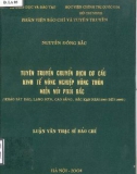 Luận văn Thạc sĩ Báo chí: Tuyên truyền chuyển dịch cơ cấu kinh tế nông nghiệp nông thôn miền núi phía Bắc