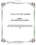 Luận văn: Một số giải pháp nhằm đẩy mạnh công tác phát hành và thanh toán thẻ tại Ngân hàng Ngoại thương Việt Nam