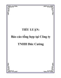 TIỂU LUẬN: Báo cáo tổng hợp tại Công ty TNHH Đức Cường