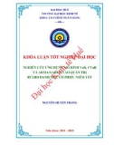 Khóa luận tốt nghiệp: Nghiên cứu ứng dụng mô hình VaR, CVaR và ARMA/GARCH vào quản trị rủi ro danh mục cổ phiếu niêm yết