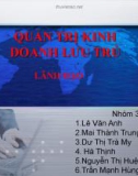 Bài thuyết trình Quản trị kinh doanh lưu trữ: Lãnh đạo