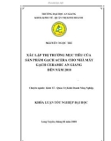 XÁC LẬP THỊ TRƯỜNG MỤC TIÊU CỦA LUẬN VĂN: SẢN PHẨM GẠCH ACERA CHO NHÀ MÁY GẠCH CERAMIC