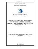 Luận văn Thạc sĩ Công nghệ thông tin: Nghiên cứu ảnh hưởng của nhiệt độ phản ứng lên cấu trúc nano của graphite nhiệt phân (PG) tổng hợp bằng phương pháp CVD