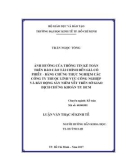 Luận văn Thạc sĩ Kinh tế: Ảnh hưởng của thông tin kế toán trên BCTC đến giá cổ phiếu - Bằng chứng thực nghiệm các công ty thuộc lĩnh vực công nghiệp và bất động sản niêm yết trên Sở giao dịch chứng khoán Tp.HCM