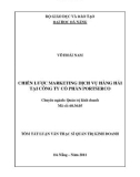Tóm tắt Luận văn Thạc sĩ Quản trị kinh doanh: Chiến lược marketing dịch vụ hàng hải tại công ty cổ phần Portserco
