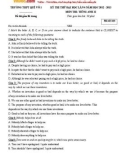 Đề thi thử đại học năm học 2012-2013 môn Tiếng Anh 12 lần 4 - Trường THPT Quế Võ 1