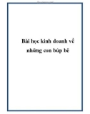 Bài học kinh doanh về những con búp bê