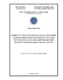 Luận văn Thạc sĩ Hóa phân tích: Nghiên cứu phân tích đánh giá hàm lượng iodide và iodate trong một số sản phẩm từ sữa bằng phương pháp sắc ký lỏng ghép nối khối phổ nguyên tử nguồn plasma cảm ứng cao tần