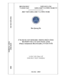 Luận văn Thạc sĩ Sinh học thực nghiệm: Ứng dụng tin sinh học trong phân tích hệ phiên mã cây sâm Ngọc Linh (Panax vietnamensis Ha et Grushv.) 4 năm tuổi