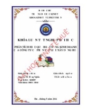 Khóa luận tốt nghiệp: Phân tích hiệu quả hoạt động kinh doanh của Công ty cổ phần Vật liệu xây dựng Huế