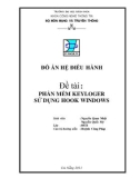 Đồ án hệ điều hành: Phần mềm keylog sử dụng Hook windows