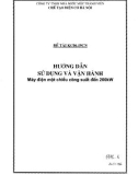 Hướng dẫn sử dụng và vận hành máy điện một chiều công suất 200Kw