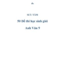 50 đề thi học sinh giỏi Anh văn 9