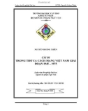 Luận văn tốt nghiệp Đại học: Cái bi trong thơ ca cách mạng Việt Nam giai đoạn 1945-1975