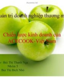 Tiểu luận: Chiến lược kinh doanh của Acecook - Việt Nam