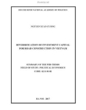 Summary of the PhD thesis Political Economics: Diversification of investment capital for road construction in Vietnam