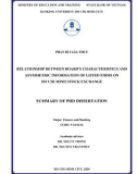 Summary of Phd dissertation: Relationship between board's characteristics and asymmetric information of listed firms on Ho Chi Minh stock exchange