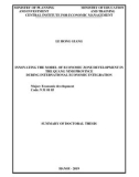 Summary of Doctoral thesis: Innovating the model of economic zone development in the Quang Ninh province during international economic integration