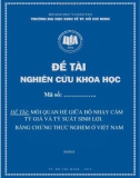 Đề tài khoa học: Mối quan hệ giữa độ nhạy cảm tỷ giá và tỷ suất sinh lợi-bằng chứng thực nghiệm ở Việt Nam