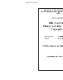 Luận văn: NHỮNG ĐỔI MỚI TRONG TIỂU THUYẾT TỪ 1986 –TRẦN VĂN MINH 2000