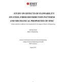 Master's thesis of Engineering: Study on effects of flowability on steel fiber distribution patterns and mechanical properties of SFRC