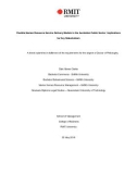 Doctoral thesis of Philosophy: Flexible human resource service delivery models in the Australian public sector: implications for key stakeholders