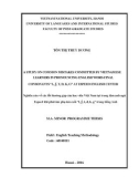 Master minor programme thesis English linguistics: A study on common mistakes committed by Vietnamese learners in pronouncing English word final consonants 'L,ʃ,T,D,K,G' at espeed English center