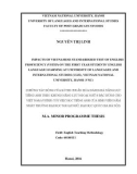 Master minor programme thesis English linguistics: Pmpacts of Vietnamese standardized test of English proficiency (VSTEP) on the first year students' English language learning at university of Languages and International studies (ULIS), Vietnam national university, Hanoi (VNU)