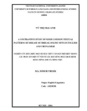 Master minor programme thesis English linguistics: A contrastive study of some common textual patterns of disease outbreak online news in English and Vietnamese