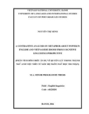 Master minor programme thesis English linguistics: A contrastive analysis on metaphor about power in English and Vietnamese idioms from cognitive linguistics perspective