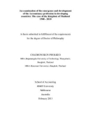 Doctoral thesis of Philosophy: An examination of the emergence and development of the Accountancy profession in developing countries: The case of the Kingdom of Thailand 1948 - 2010