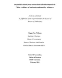 Doctoral thesis of Philosophy: Prejudicial related-party transactions of listed companies in China: evidence of motivating and enabling influences