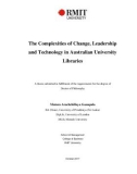 Doctoral thesis of Philosophy: The complexities of change, leadership and technology in Australian university libraries