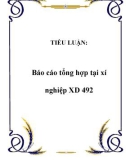 TIỂU LUẬN: Báo cáo tổng hợp tại xí nghiệp XD 492