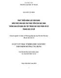 Luận văn Thạc sĩ Khoa học giáo dục theo định hướng ứng dụng: Xây dựng và sử dụng hệ thống bài tập chương Nitơ - photpho nhằm nâng cao năng lực tư duy cho học sinh lớp 11 trung học phổ thông