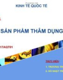 Bài thuyết trình: Sản phẩm thâm dụng