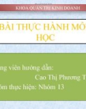 Bài thuyết trình: Thống kê mô tả và phân tích