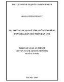 Tóm tắt luận án Tiến sĩ chuyên ngành Kinh tế chính trị: Thị trường du lịch ở tỉnh Luông Prabăng, Cộng hòa dân chủ nhân dân Lào