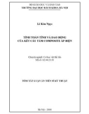 Tóm tắt luận văn Tiến sĩ Kỹ thuật: Tính toán tĩnh và dao động của kết cấu tấm Composite áp điện