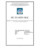 Đề án môn học : ' Hoạt động đầu tư sản xuất tại Mỹ của công ty bánh kẹo KIDOCO'