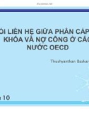 Thuyết trình: Mối liên hệ giữa sự phân cấp tài chính và nợ công tại các quốc gia Oecd