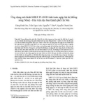Báo cáo nghiên cứu khoa học Ứng dụng mô hình MIKE FLOOD tính toán ngập lụt hệ thống sông Nhuệ - Đáy trên địa bàn thành phố Hà Nội 