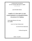 Luận văn Thạc sĩ Khoa học: Nghiên cứu tổng hợp vật liệu nanocomposite Fe2O3 - MgO - Bentonite, ứng dụng xử lí khí H2S