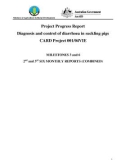 Báo cáo nghiên cứu khoa học Diagnosis and control of diarrhoea in suckling pigs - MILESTONES 3 and 6 