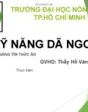 Báo cáo: Kỹ năng tìm thức ăn